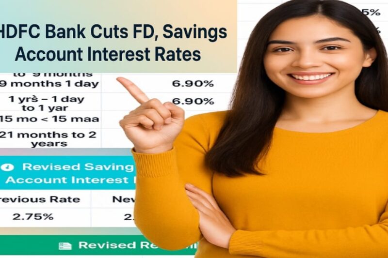 HDFC Cuts Interest Rates on FDs & Savings Accounts