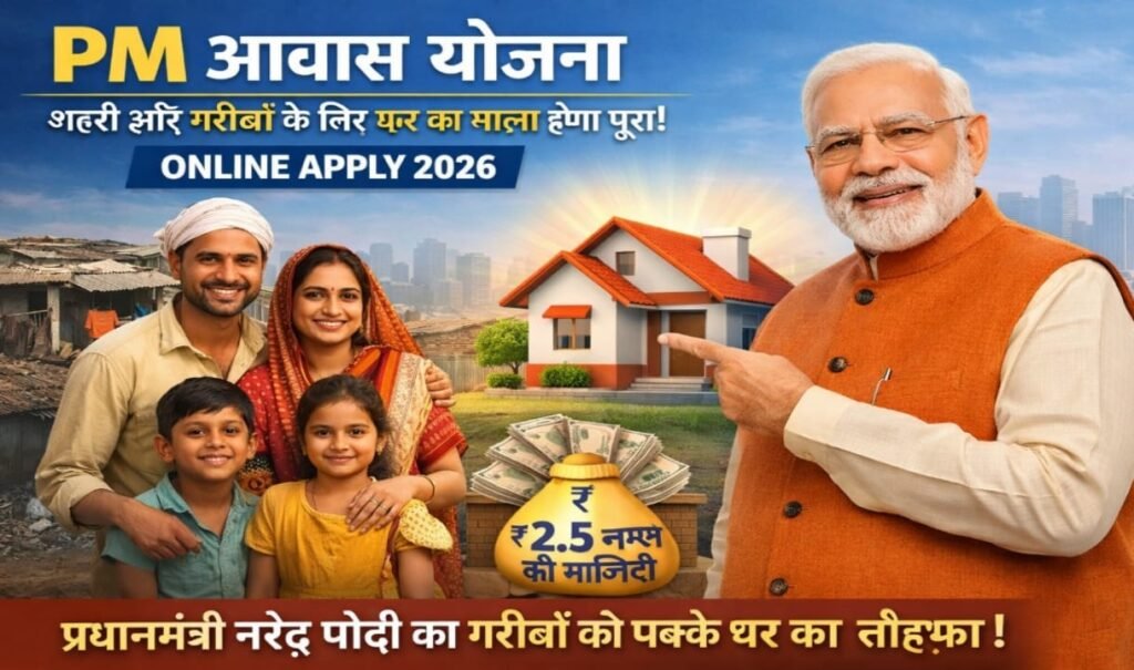 PM Awas Yojana शहरी और गरीबों के लिए घर का सपना होगा पूरा Online Apply 2026 देखिये फुल विडिओ