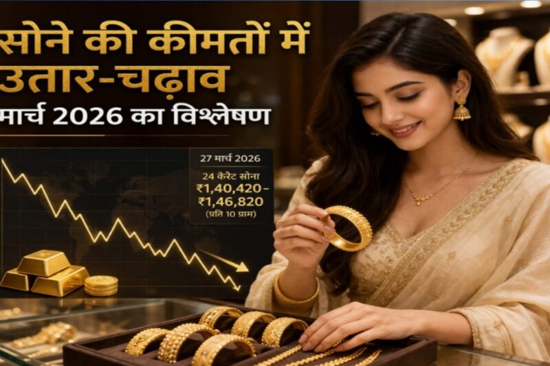 सोने की कीमतों में उतार-चढ़ाव: मार्च 2026 का विश्लेषण