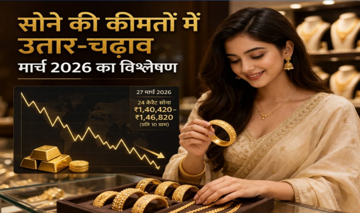 सोने की कीमतों में उतार-चढ़ाव: मार्च 2026 का विश्लेषण